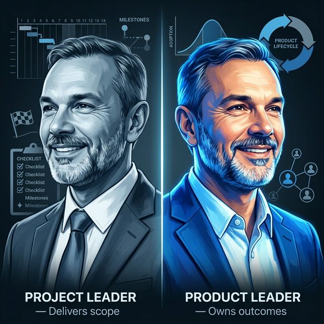 Project leader transitioning to product leader