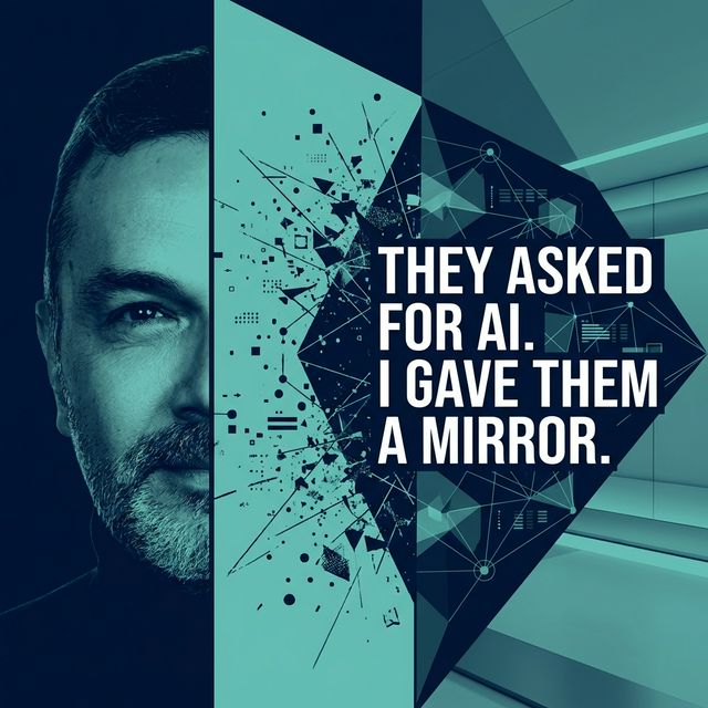 They asked for AI. I gave them a mirror. — cover