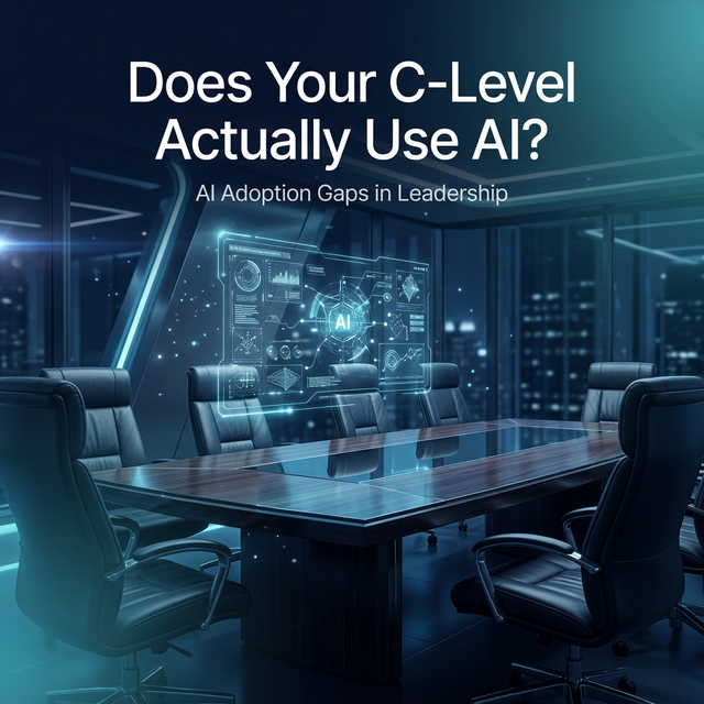 Does your C-level actually use AI? — cover