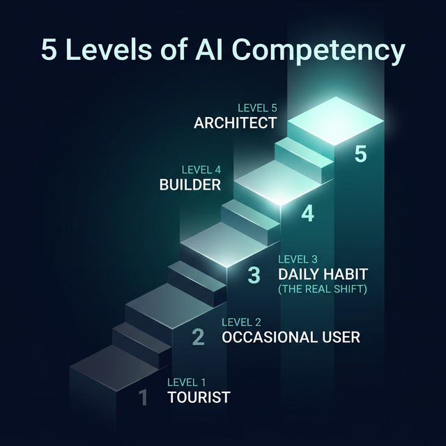 The five levels of AI competency