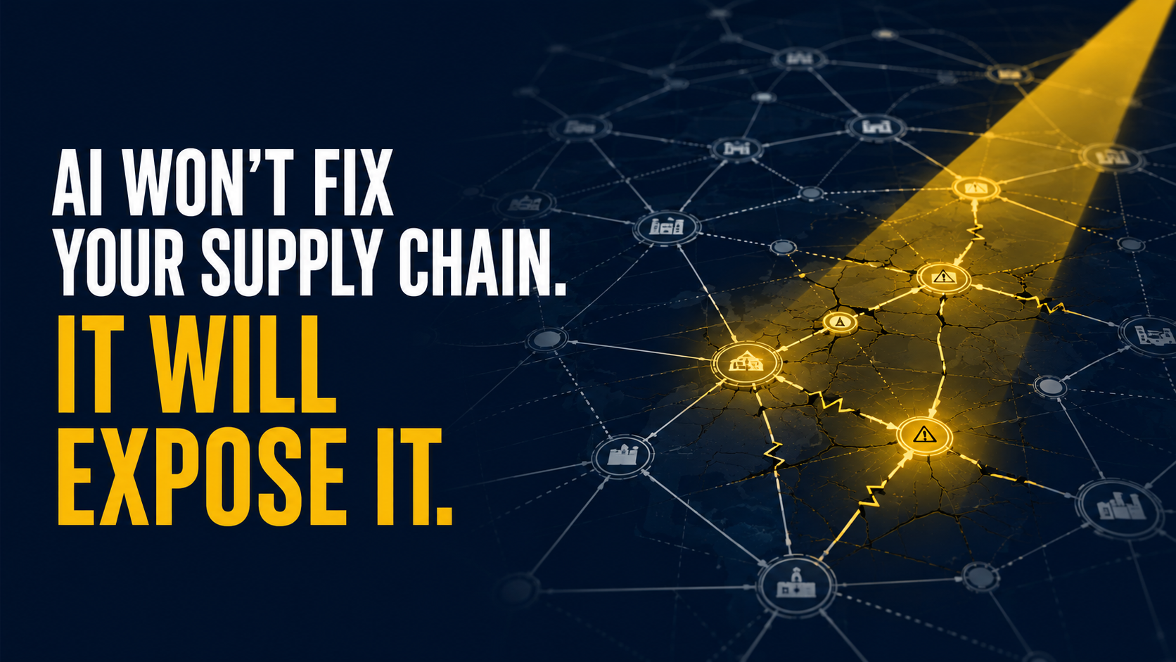 AI won't fix your supply chain cover